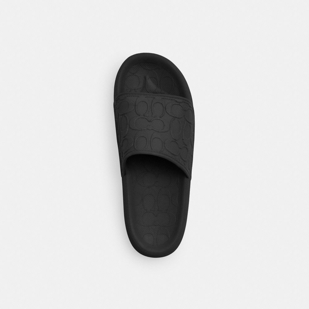 COACH®,Obi Slide,Black,Inside View,Top View