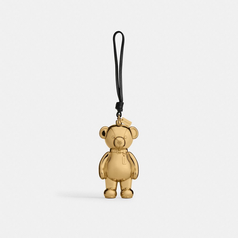 COACH®,Bear Ornament,,Front View