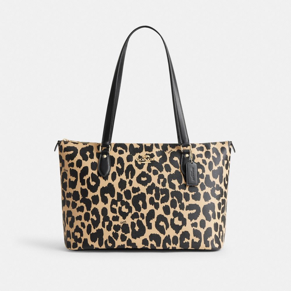 Cheetah print purse coach sale