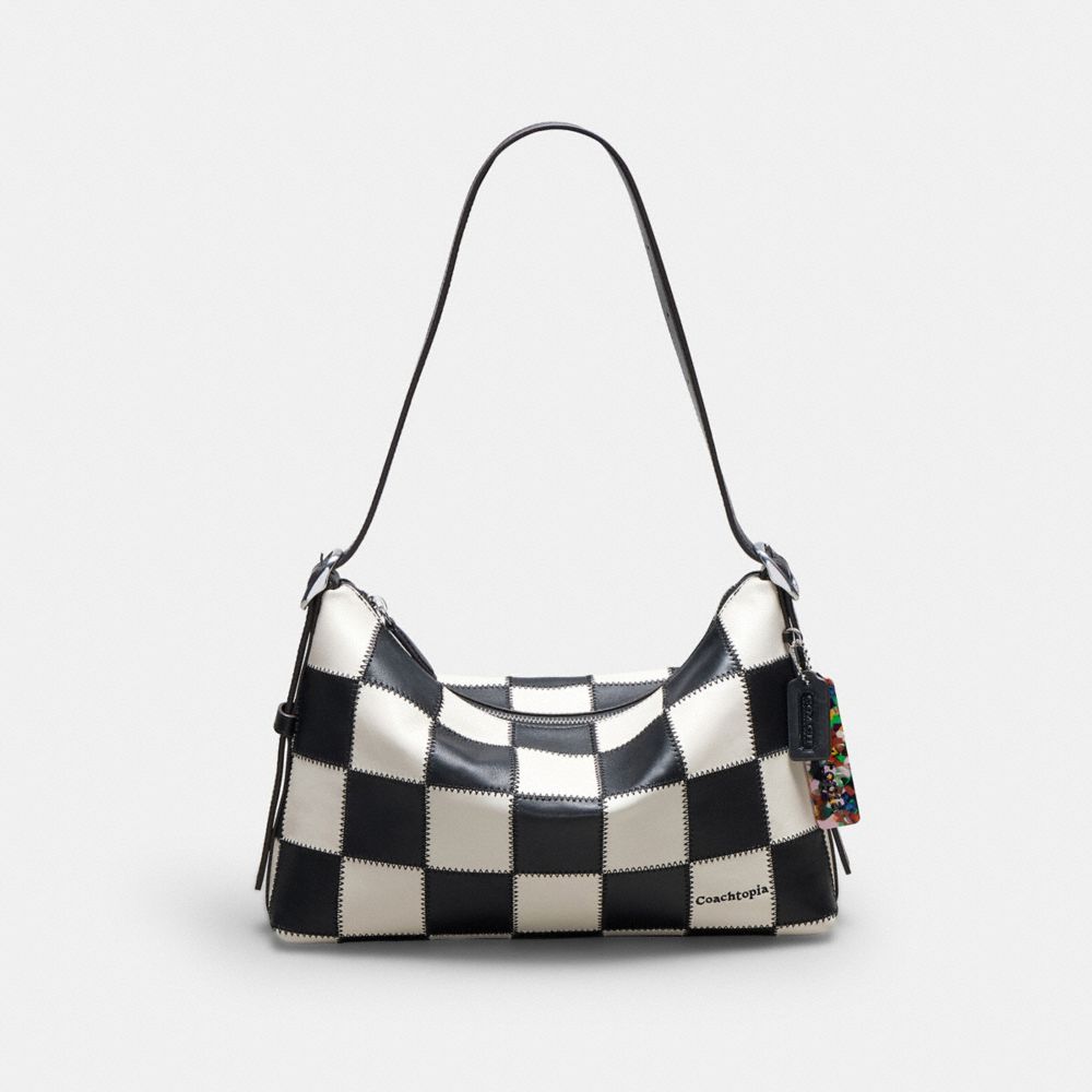 Alter Ego Shoulder Bag In Checkerboard Upcrafted Leather Coachtopia