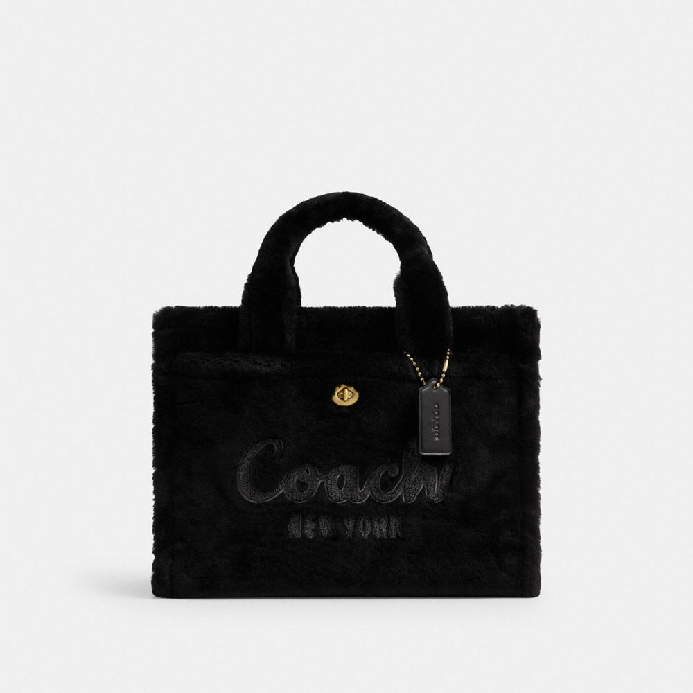 COACH®,カーゴ トート バッグ,トートバッグ,ﾌﾞﾗｽ/ﾌﾞﾗｯｸ