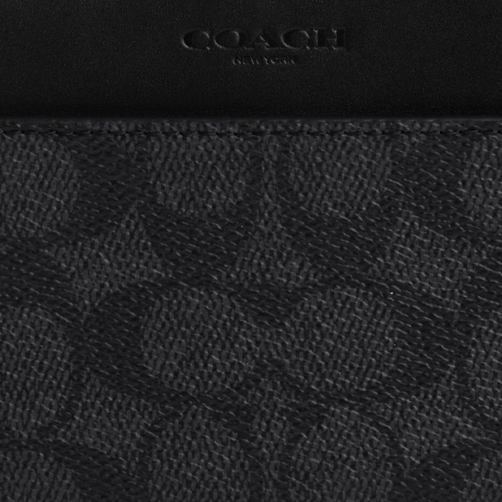 COACH®,Accordion Wallet In Signature Canvas,