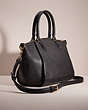 COACH®,UPCRAFTED ELISE SATCHEL,Sweet Nostalgia,Gold/Black,Angle View