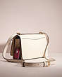 COACH®,UPCRAFTED BANDIT SHOULDER BAG,Sweet Nostalgia,Brass/Ivory,Angle View