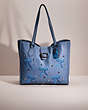 COACH®,UPCRAFTED THEO TOTE,Sweet Nostalgia,Pewter/Washed Chambray,Front View
