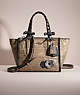 COACH®,UPCRAFTED MINI CROSBY CARRYALL,Sweet Nostalgia,Silver/Mink,Front View