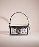 COACH®,UPCRAFTED TABBY SHOULDER BAG 20 IN METALLIC,Silver/Silver,Front View