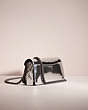 COACH®,UPCRAFTED TABBY SHOULDER BAG 20 IN METALLIC,Silver/Silver,Angle View