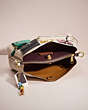 COACH®,UPCRAFTED WILLOW SHOULDER BAG IN COLORBLOCK,Brass/Chalk Multi,Inside View,Top View