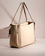 COACH®,UPCRAFTED ALANA TOTE IN COLORBLOCK,Brass/Ivory Multi,Angle View