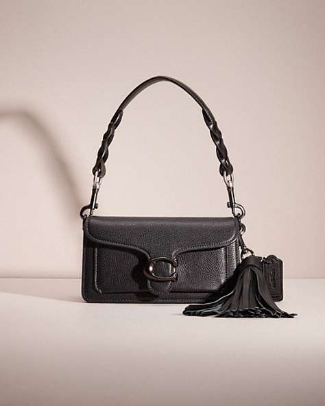 COACH®,UPCRAFTED TABBY SHOULDER BAG 20,Pewter/Black,Front View