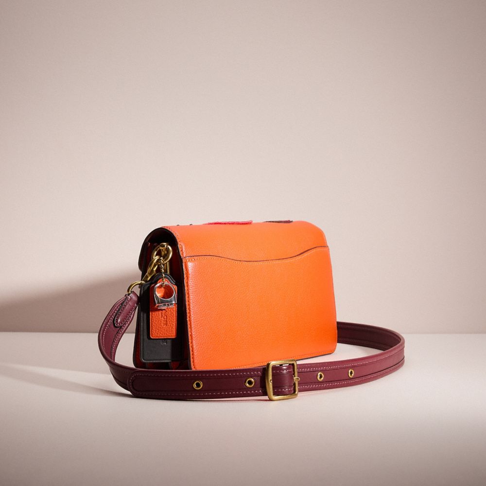 Shop Coach Upcrafted Tabby Shoulder Bag 26 In Brass/sun Orange