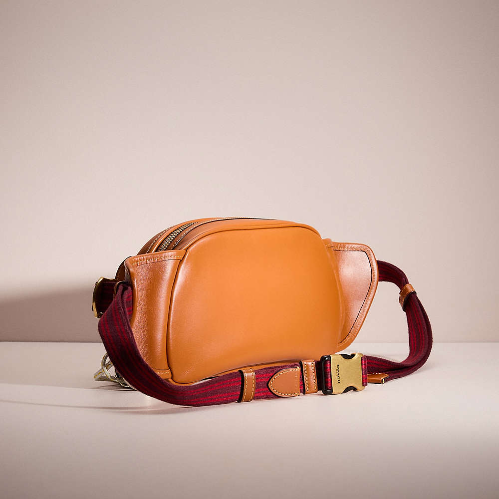 Shop Coach Upcrafted Hitch Belt Bag In Rainbow Signature Canvas