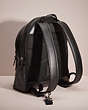 COACH®,UPCRAFTED CHARTER BACKPACK IN SIGNATURE CANVAS,Black Copper/Charcoal,Angle View