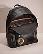 COACH®,UPCRAFTED CHARTER BACKPACK IN SIGNATURE CANVAS,Black Copper/Charcoal,Inside View,Top View