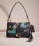 COACH®,UPCRAFTED SOFT TABBY SHOULDER BAG,Sweet Nostalgia,Brass/Black,Front View