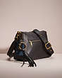 COACH®,UPCRAFTED SOFT TABBY SHOULDER BAG,Sweet Nostalgia,Brass/Black,Angle View