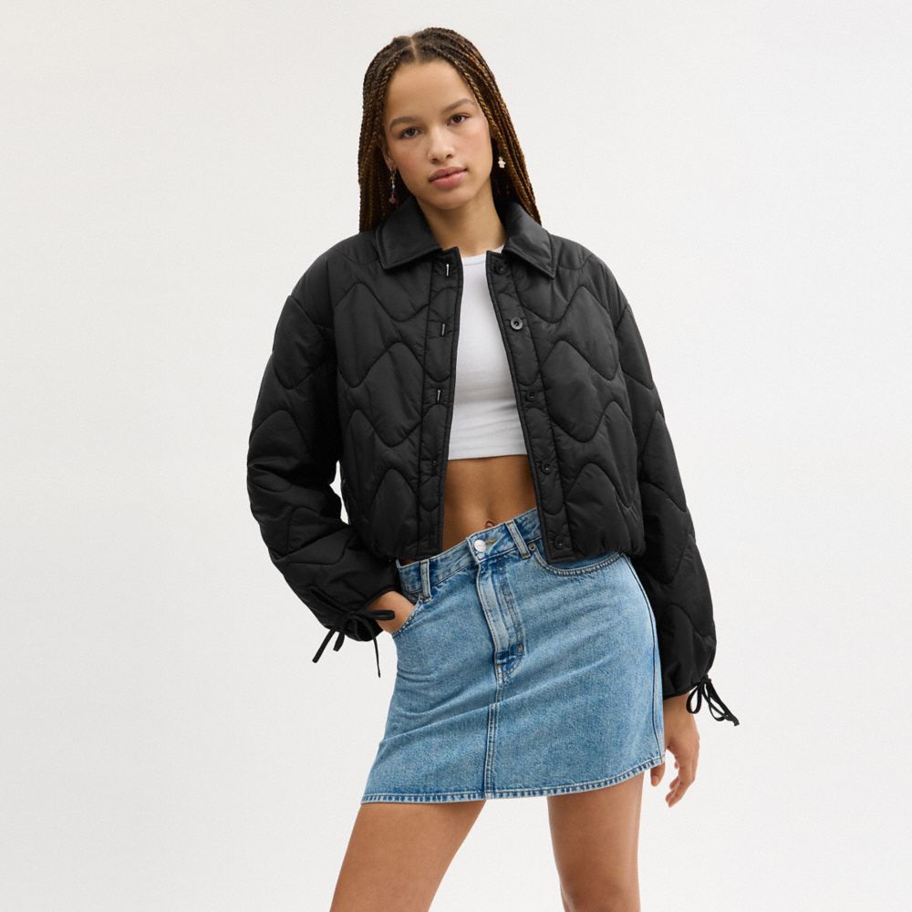 COACH®,キルテッド ブルゾン ジャケット,ジャケット&コート,