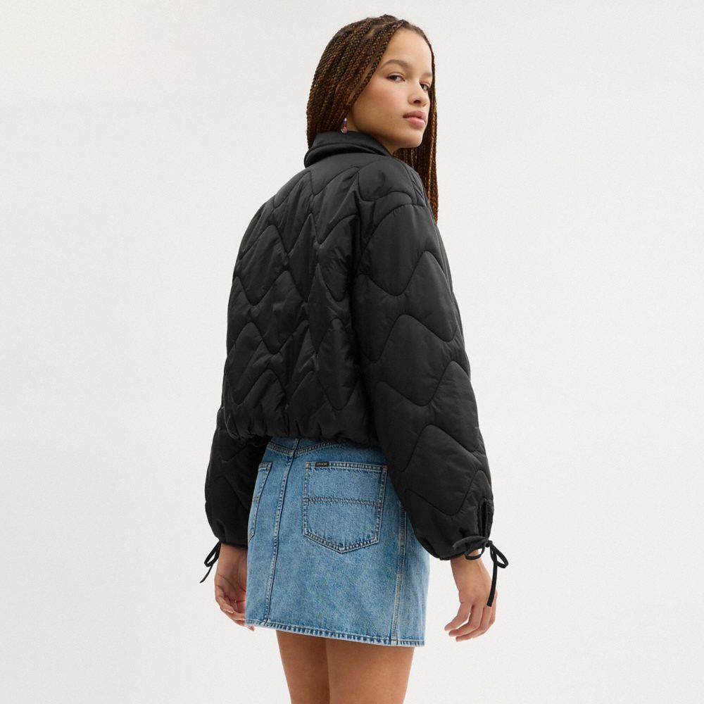 COACH®,キルテッド ブルゾン ジャケット,ジャケット&コート,