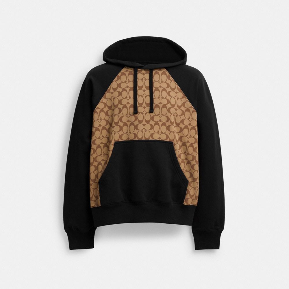 COACH®,Signature Hoodie,,Front View image number 0