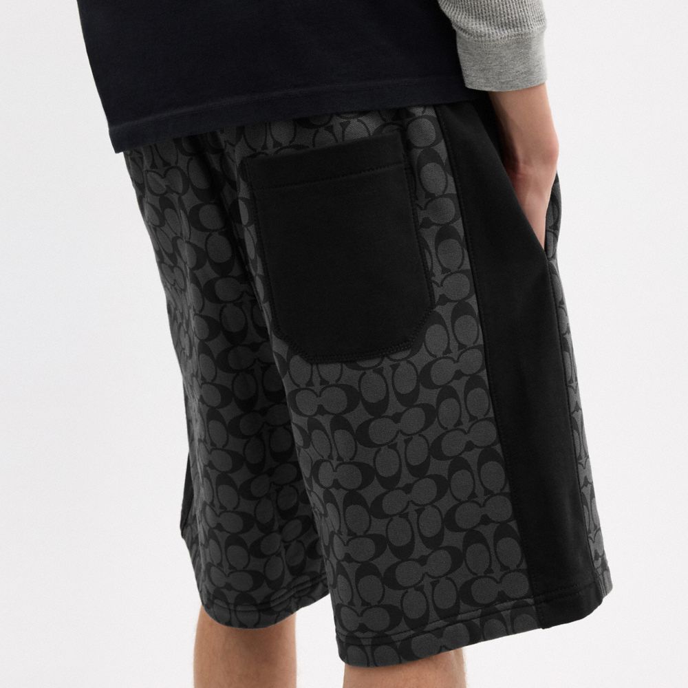 COACH®,Signature Shorts,Multi Color,Detail View