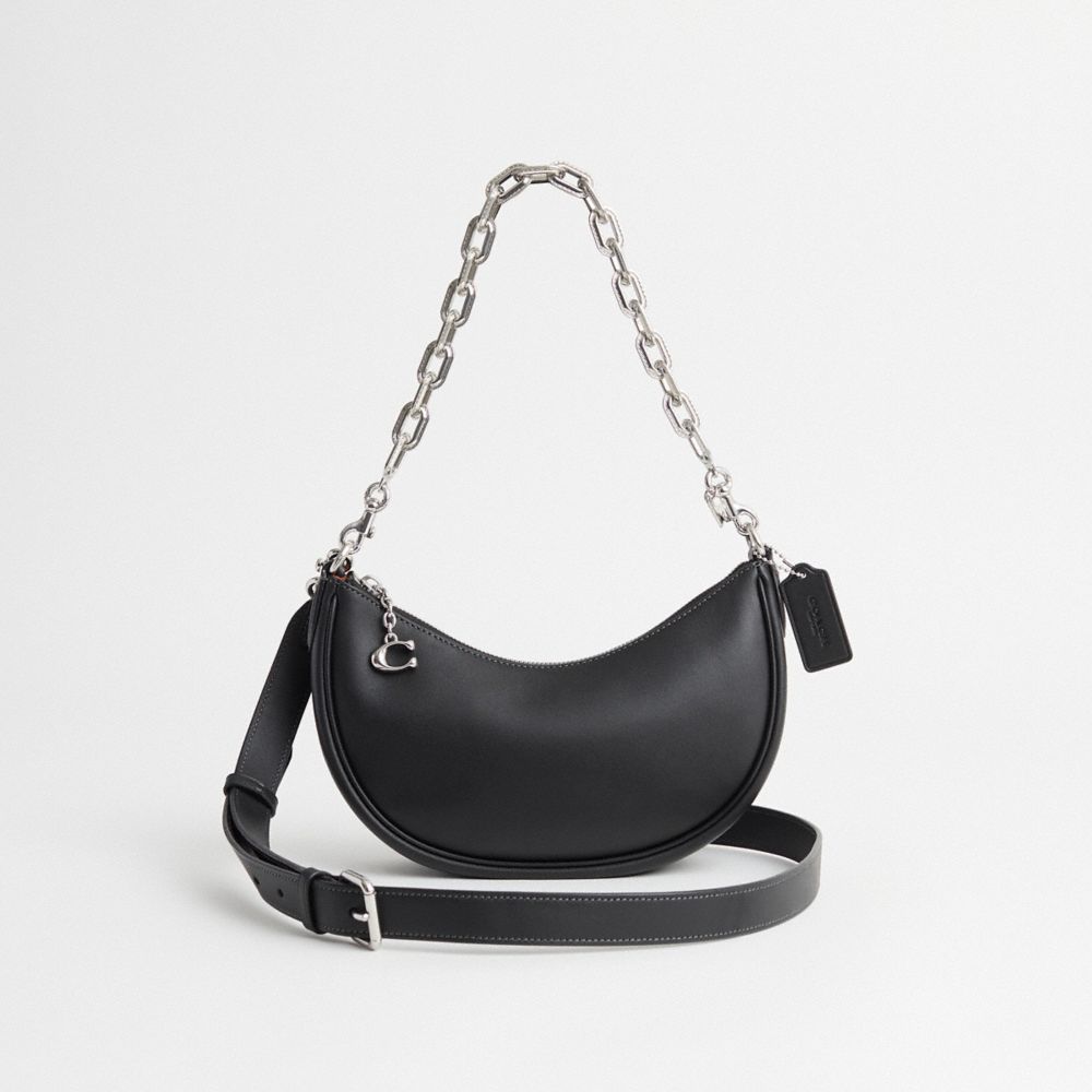Coach Restored Mira Shoulder Bag In Silver/black