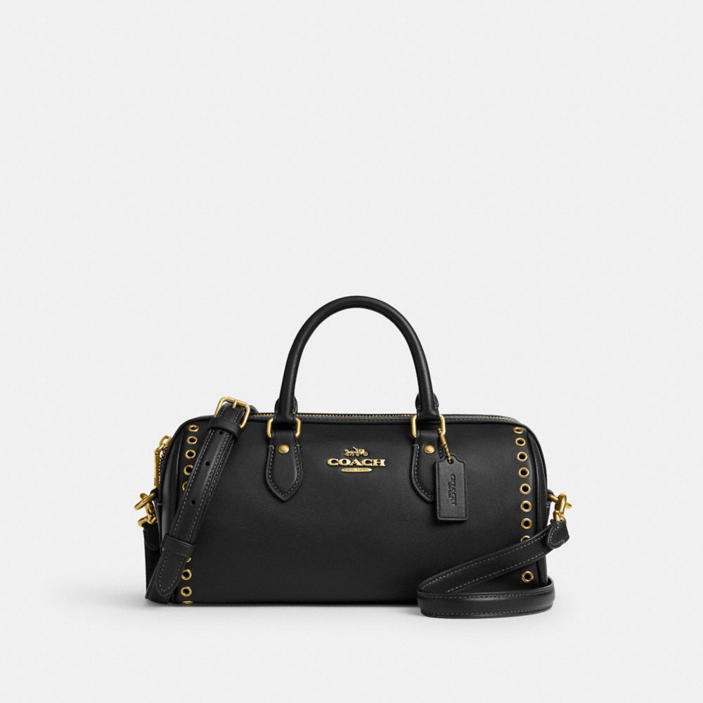 COACH®,Rowan Long Satchel Bag With Grommets,,Front View