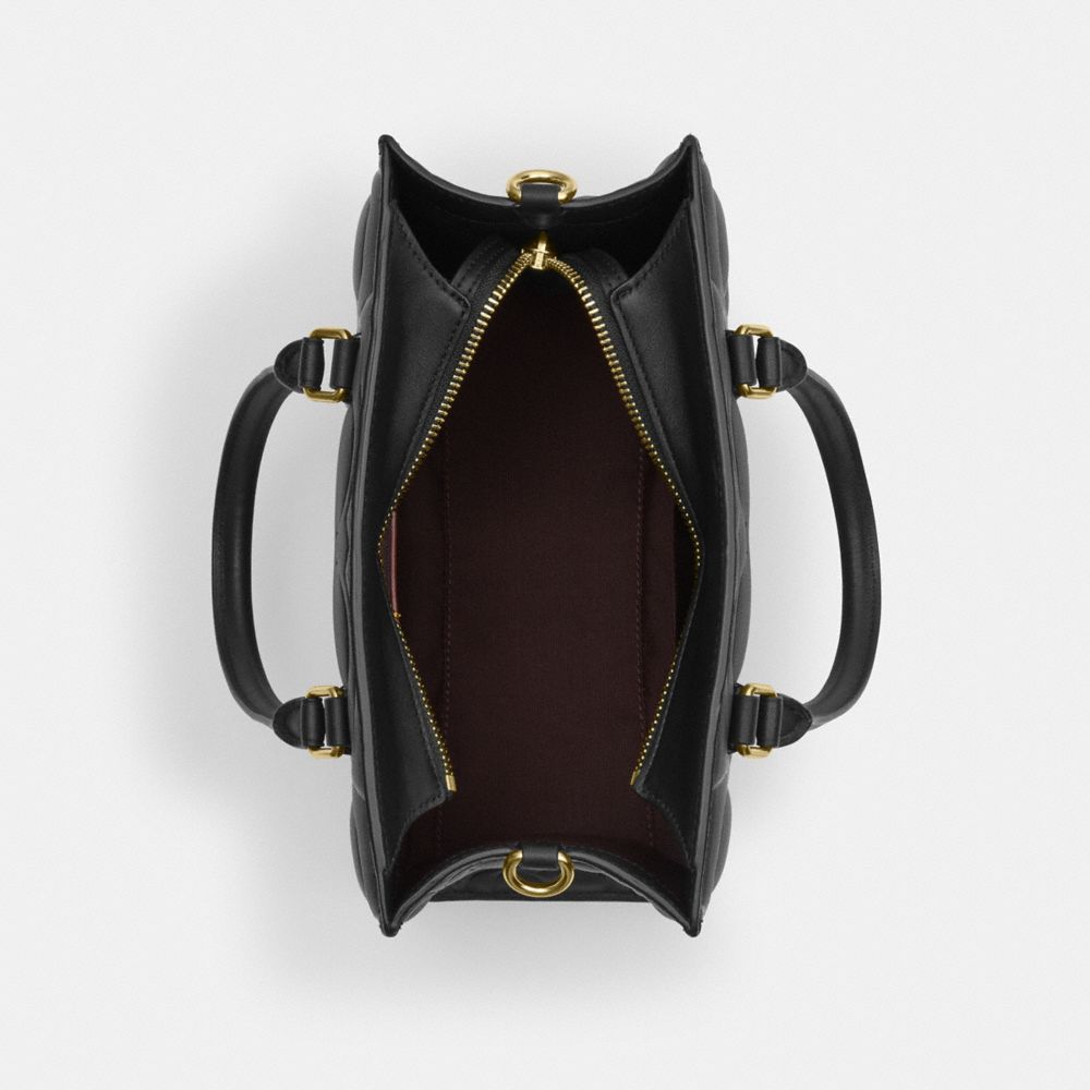 【COACH】Maggie スモール トートバッグ ブラック CY670 COACH® Outlet | Maggie Small Tote Bag In Signature Leather
