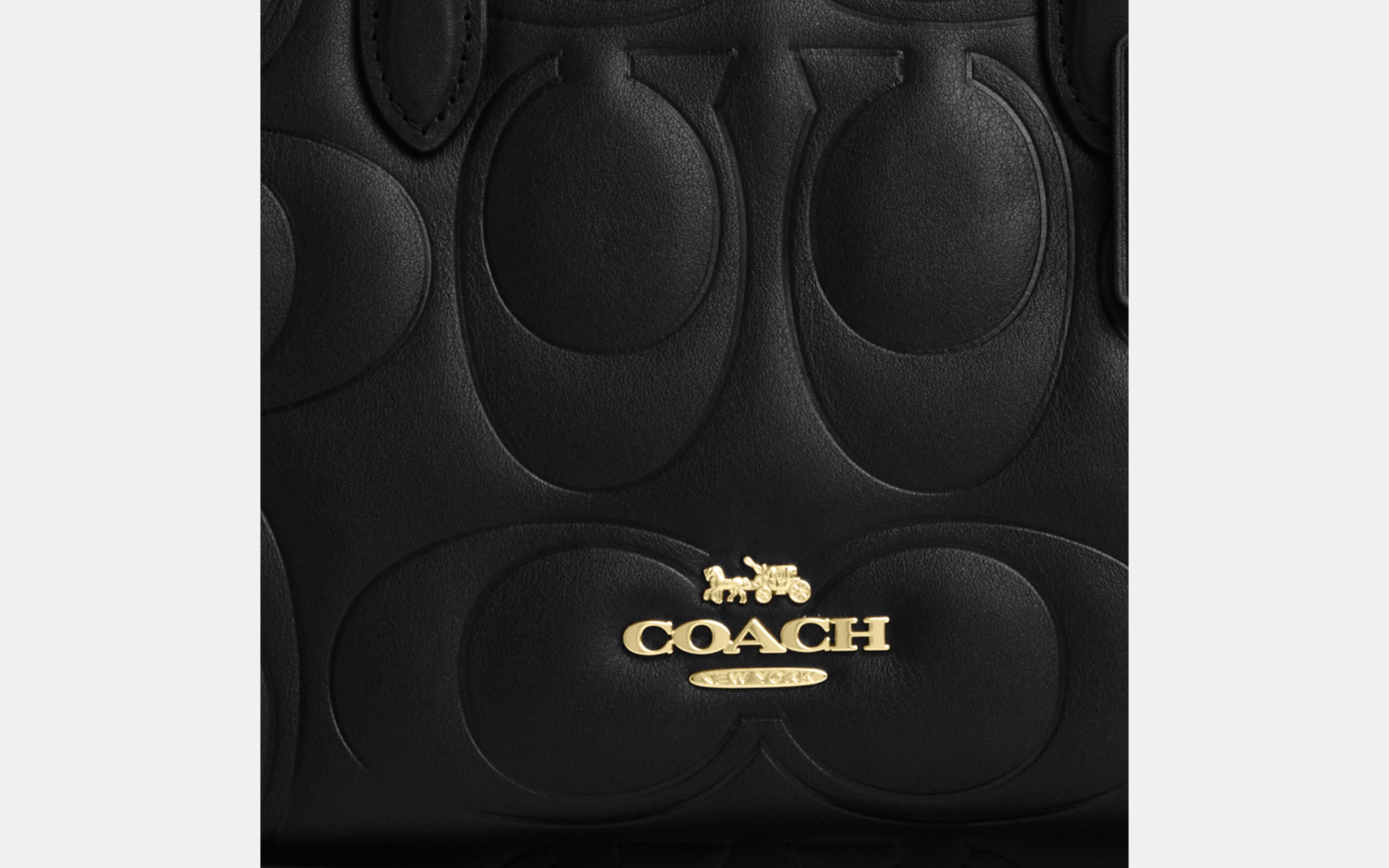 Maggie Small Tote Bag In Signature Leather