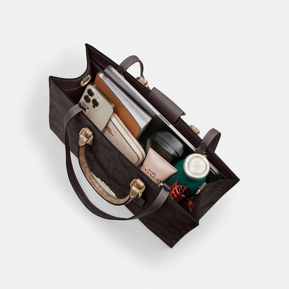 公式】コーチアウトレット | マギー トート バッグ・ブロックド