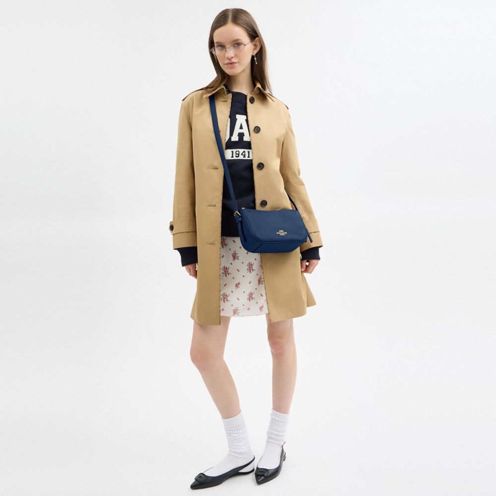 COACH®,Kailey Shoulder Bag,Leather,Shoulder Bag,Embossed,Logo,Metal,Adjustable,Casual,,Detail View
