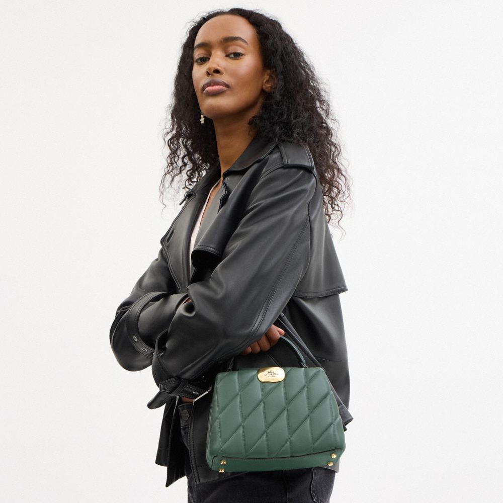 COACH®,Eliza Mini Carryall Bag With Quilting,,Detail View