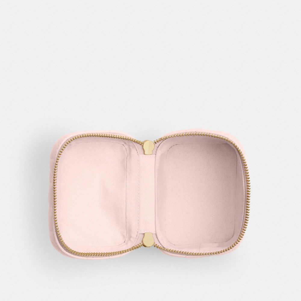COACH®,Cuir innovant,Or/Rose Fard,Inside View,Top View