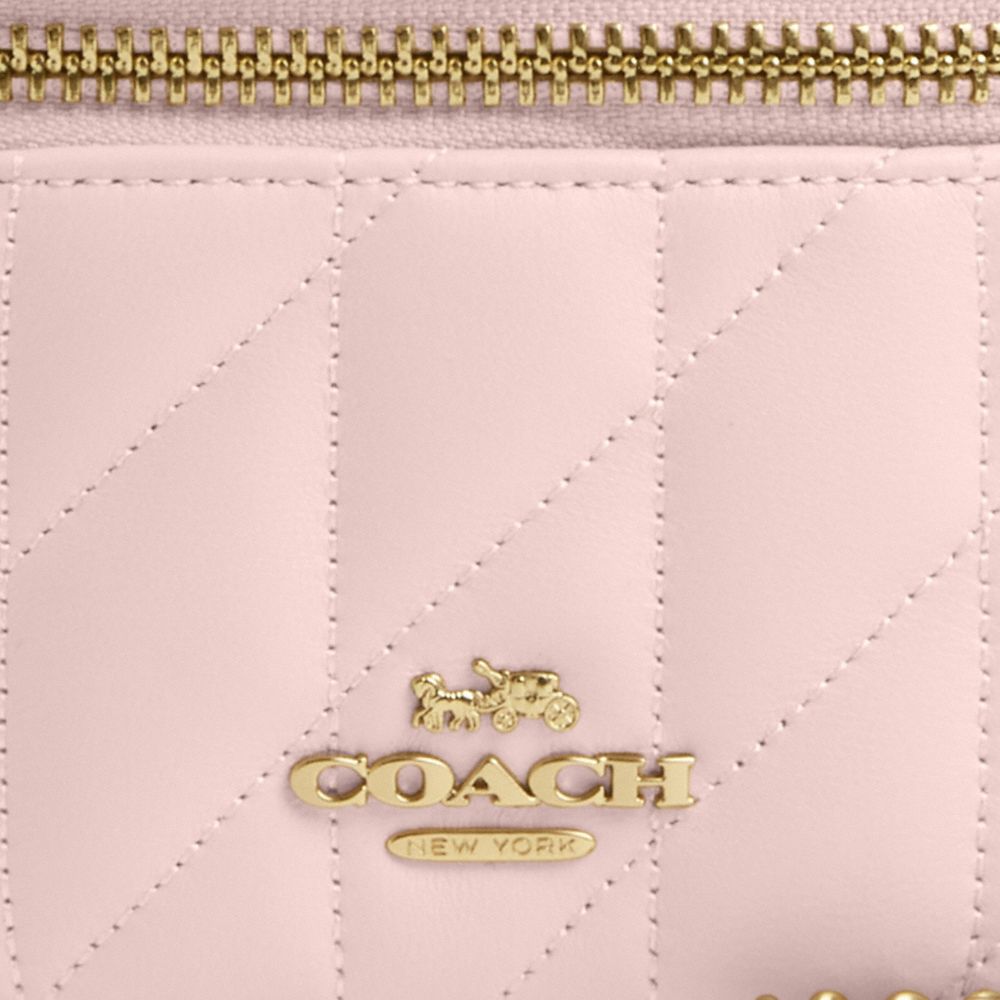 COACH®,Cuir innovant,Or/Rose Fard