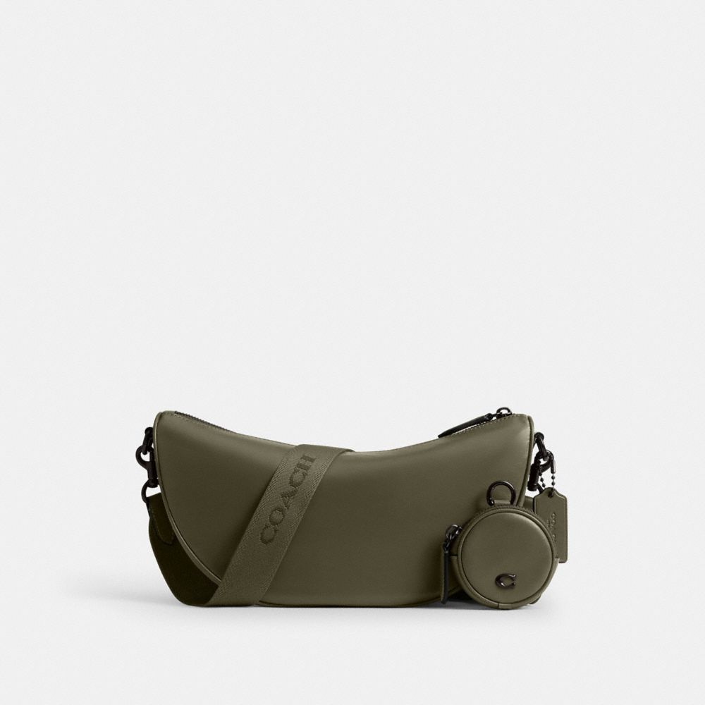 Coach Hall Soft Sling Bag In Green