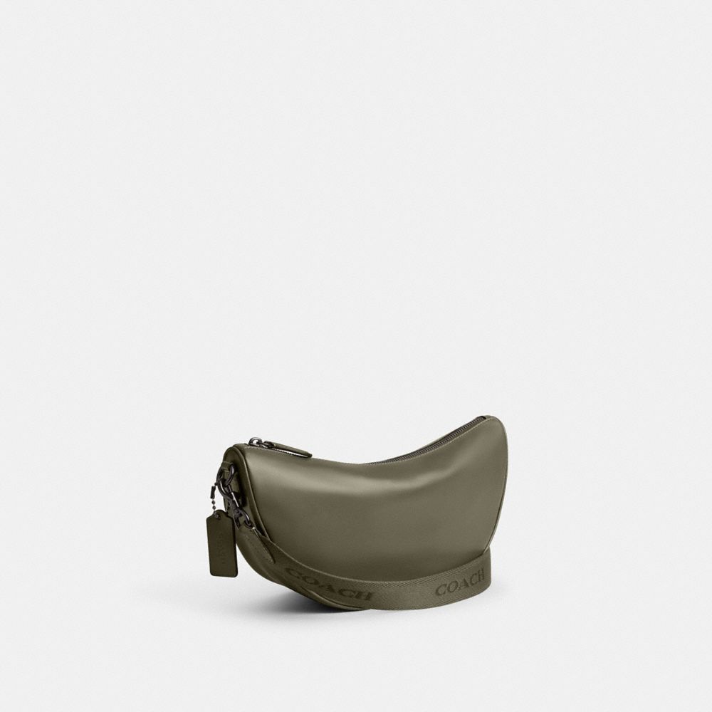 Coach Hall Soft Sling Bag In Green