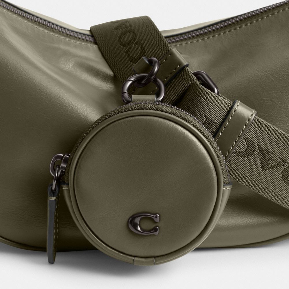 Coach Hall Soft Sling Bag In Green