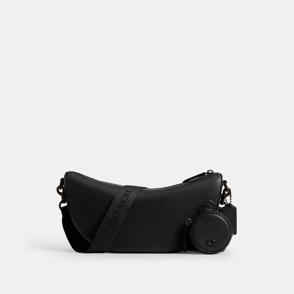 Coach Hall Soft Sling Bag In Black