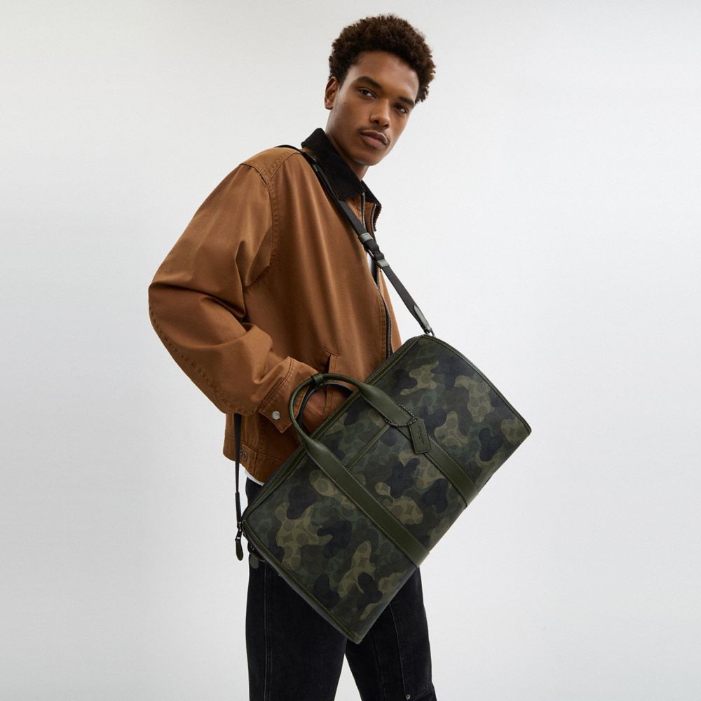 Coach Gotham Duffle 45 In Signature Camo Print