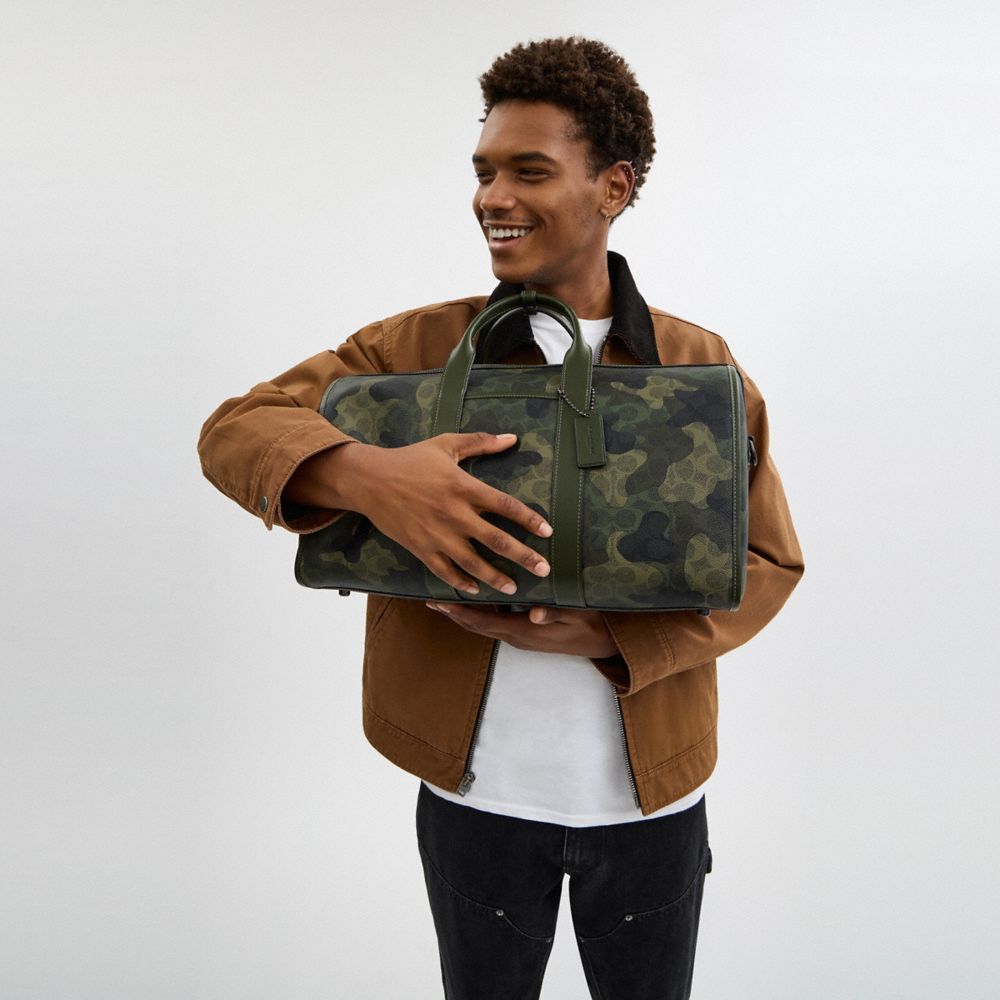 Coach Gotham Duffle 45 In Signature Camo Print