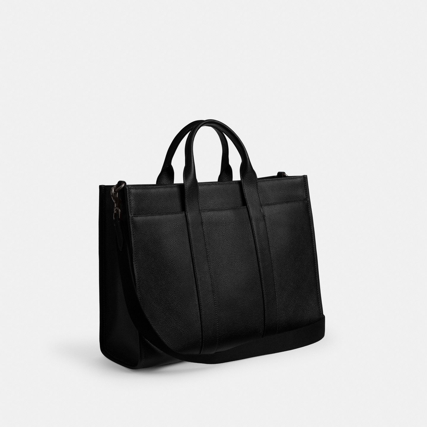 Мужская сумка Coach Wesley Tote, цвет: Чёрный — фото 2