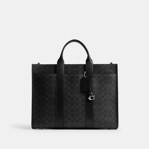 Мужские сумки Coach Wesley Tote In Signature Canvas