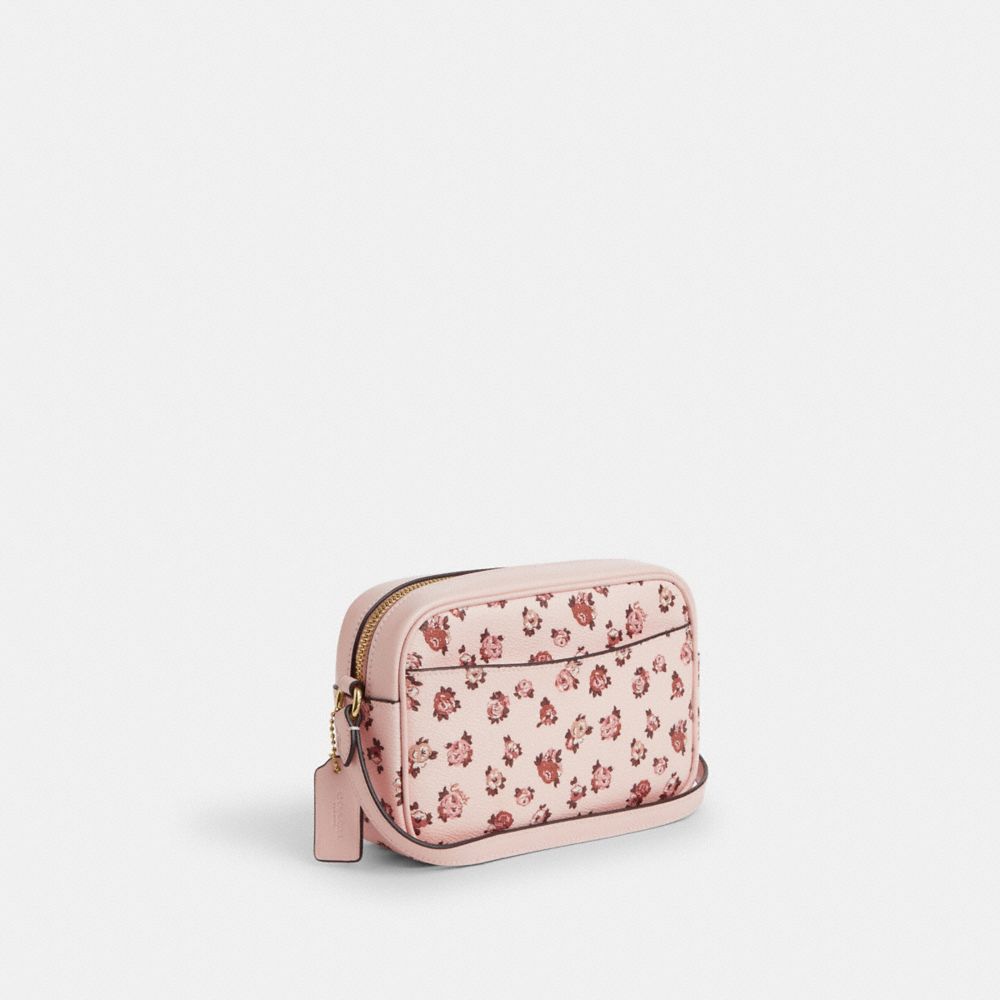 COACH®,Mini Jamie Camera Bag With Rose Print,,Angle View