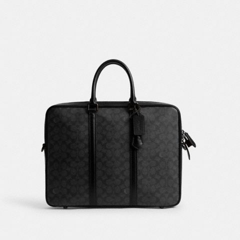 Мужские сумки Coach Metropolitan Workbag In Signature Canvas