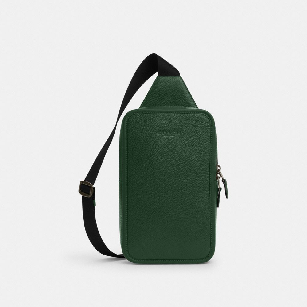 COACH®,Sullivan Pack,Emerald,Front View