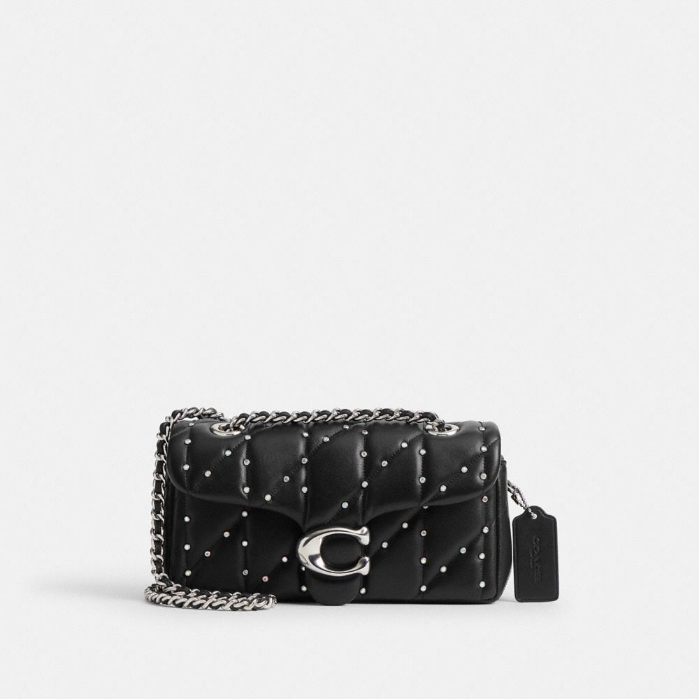 COACH®,Argenté/Noir,Front View