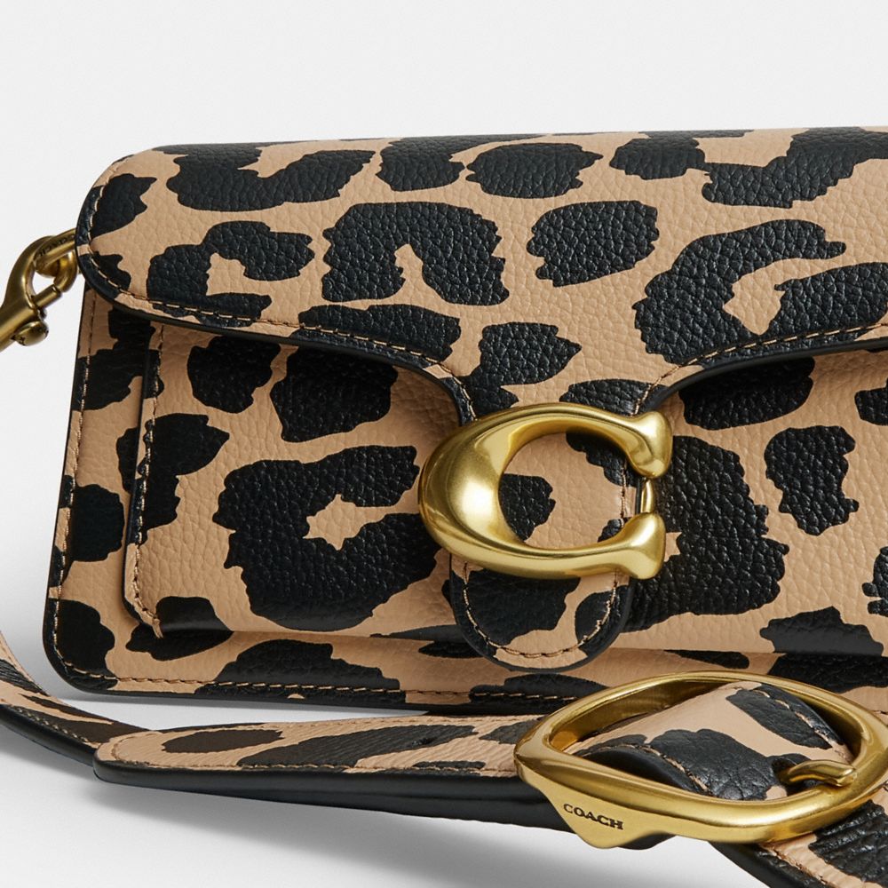 Large Leopard Coach Shoulder 2024 bag