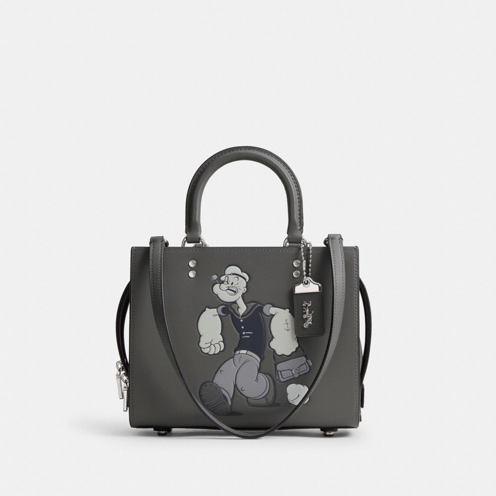 Coach X Popeye Rogue Bag 25 In Silver/grey Multi