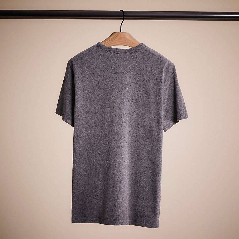 Shop Coach Restored Alpaca Graphic T Shirt In Medium Grey Melange