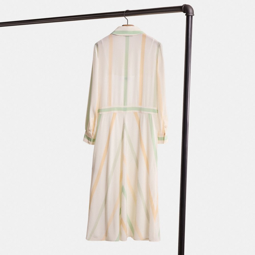 Coach Restored Twenties Shirt Dress In Multi